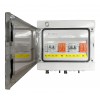 500Vdc 2 string 16+16A electrical panel with disconnector and fuses
