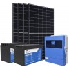 Kit Off Grid Baita Casa 24V 1800W PLUS con Inverter 4kVA Batteria LiFePO4 2.56kWh
