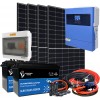 Kit Off Grid Baita Casa 24V 1800W PLUS-U Fotovoltaico con Inverter 4kVA Batteria LiFePO4 3.84kWh