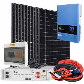 Off Grid Kit 48V 4.5kW PLUS with 6kW Inverter LiFePO4 5120Wh Deye Battery