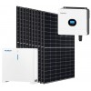 Kit fotovoltaico 6kW 7200W Monofase Off-Grid con accumulo 5kW Growatt Wanroy Per baita o casa isolata