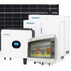 Kit fotovoltaico 6kW 7200W PLUS Monofase OFF Grid con accumulo 10kW Growatt Wanroy Per baita o casa isolata