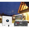 6kW 7200W PLUS Single-Phase Off Grid Photovoltaic Kit with 5kW Growatt Wanroy RACK Storage for Cabin or Isolated House