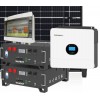 Kit fotovoltaico 6kW 7200W PLUS Monofase OFF Grid con accumulo 10kW Growatt Wanroy RACK Per baita o casa isolata