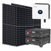 6kW 8100W Single Phase Off Grid Photovoltaic Kit with 10kW Growatt Wanroy RACK Storage for Cabin or Detached House