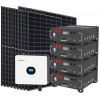 Kit fotovoltaico 6kW 8100W Monofase OFF Grid con accumulo 20kW Growatt Wanroy RACK Per baita o casa isolata