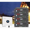 Kit fotovoltaico 6kW 8100W Monofase OFF Grid con accumulo 20kW Growatt Wanroy RACK Per baita o casa isolata