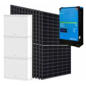 Kit Fotovoltaico 5,4kW Off Grid con Inverter Victron EasySolar II 48V 5kW e Batterie LiFePo4 Pylontech PELIO 51.2V 15.36kWh