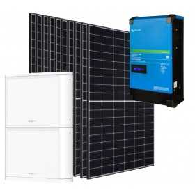 Kit Fotovoltaico 4,5kW Off Grid con Inverter Victron EasySolar II 48V 5kW e Batterie LiFePo4 Pylontech PELIO 51.2V 10.24kWh
