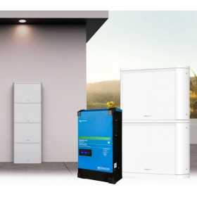 Kit Fotovoltaico 4,5kW Off Grid con Inverter Victron EasySolar II 48V 5kW e Batterie LiFePo4 Pylontech PELIO 51.2V 10.24kWh