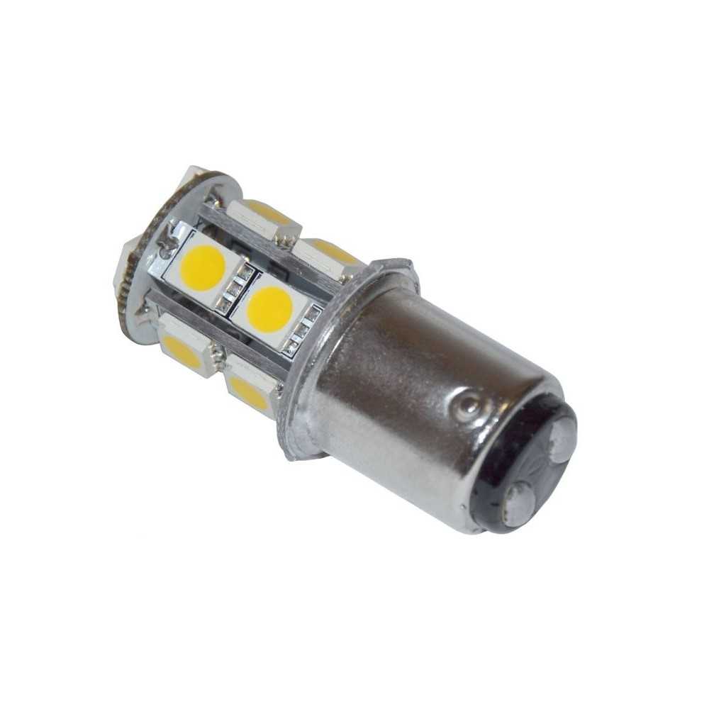 LED bulb 12/24V BA15D 2W 140Lm 2700K Warm Light