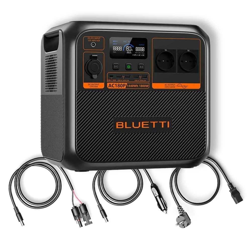 Bluetti AC180P Premium Portable Power Station 1440Wh 1800W