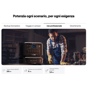 Bluetti AC300 3000w home backup MPN:2-25-014720 Batteria non inclusa