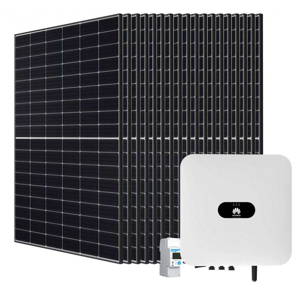 Kit fotovoltaico 6kW 8100W Monofase On Grid Inverter Huawei Ibrido Predisposto Batteria