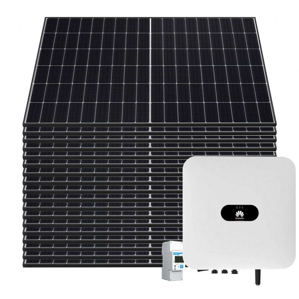 Kit fotovoltaico 6kW 8100W Monofase On Grid Inverter Huawei Ibrido Predisposto Batteria