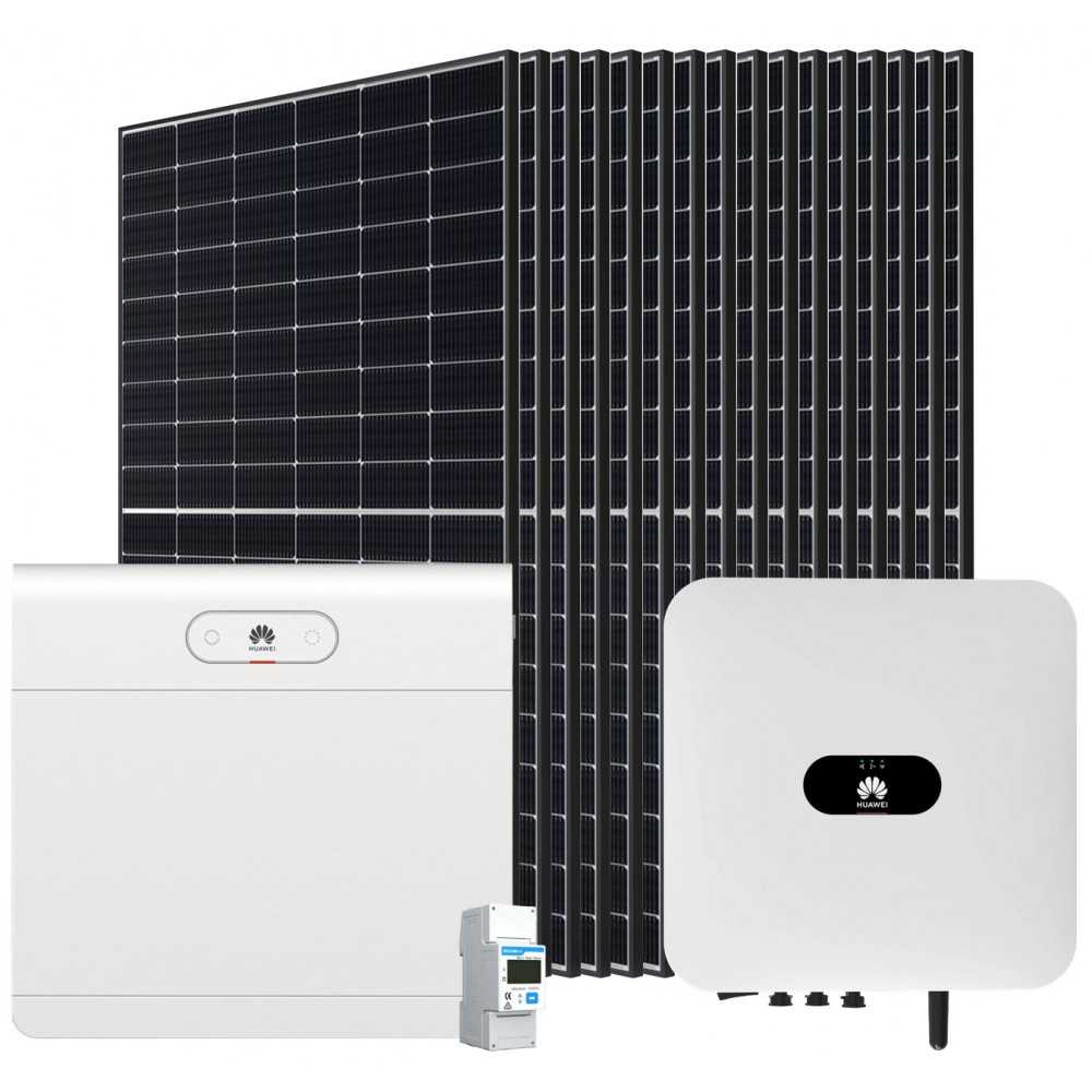 6kW 7200W Single-Phase On-Grid Photovoltaic Kit with Huawei 7kW Battery Storage