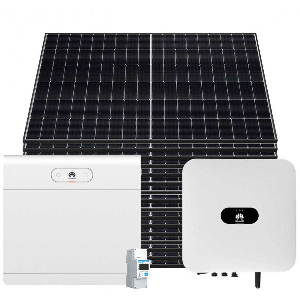 6kW 7200W Single-Phase On-Grid Photovoltaic Kit with Huawei 7kW Battery Storage