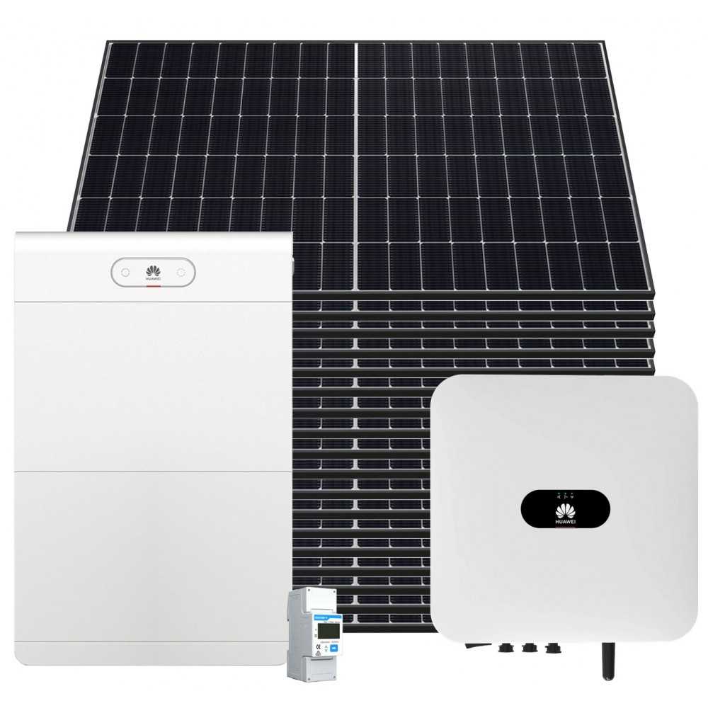 6kW 8100W Single-Phase On-Grid Photovoltaic Kit with 14kW Huawei Battery Storage