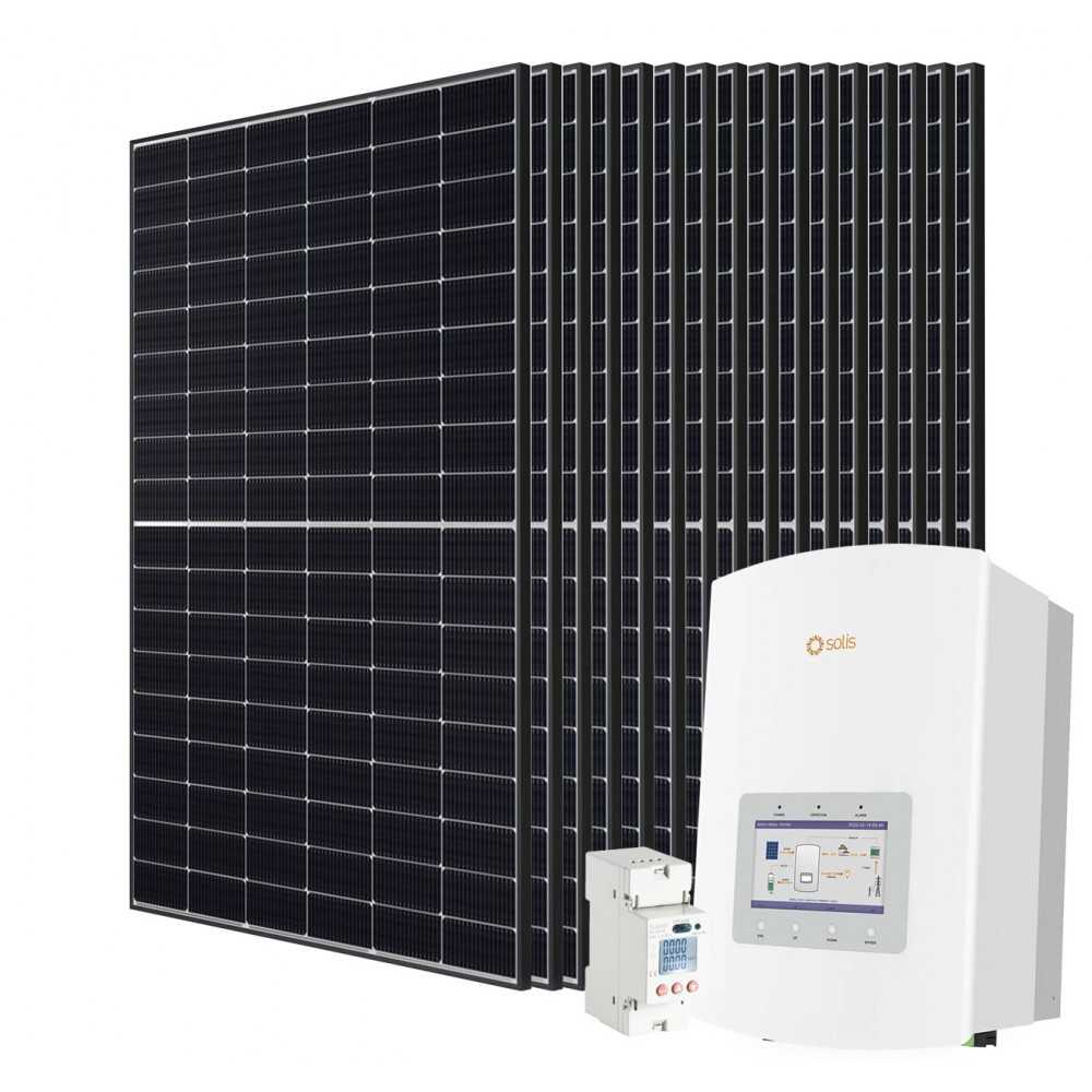 Kit fotovoltaico 6kW 7200W Monofase On Grid Inverter Solis con Backup Predisposto Batteria