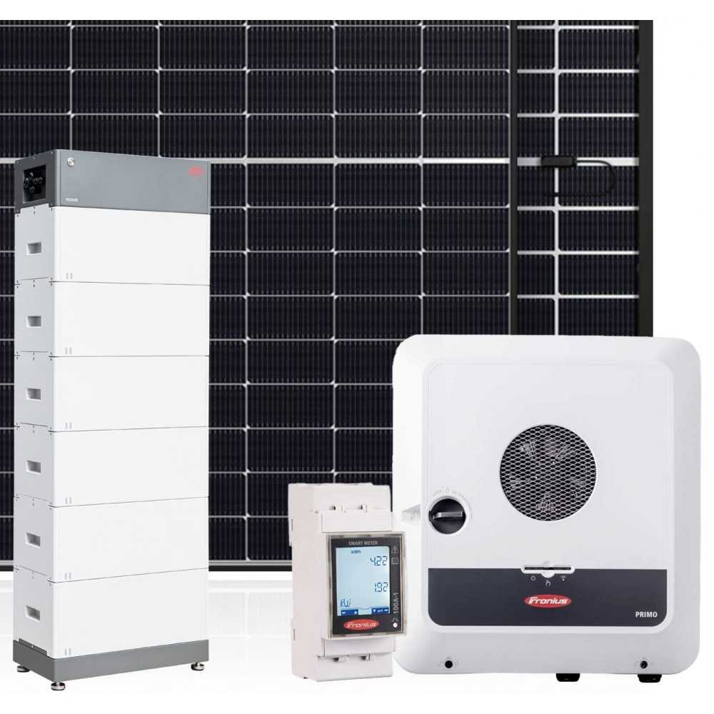 6kW 8100W Single-Phase On-Grid Photovoltaic Kit with Fronius Inverter and Backup + BYD HVM 16.6kWh Battery