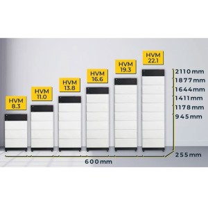 BYD Battery-Box Premium HVM 11.0 11.04kWh Box 4 Batterie al litio con BMS