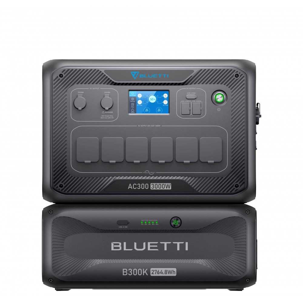 Bluetti AC300 3000W Home Backup + B300K 2764.8Wh Expansion Battery