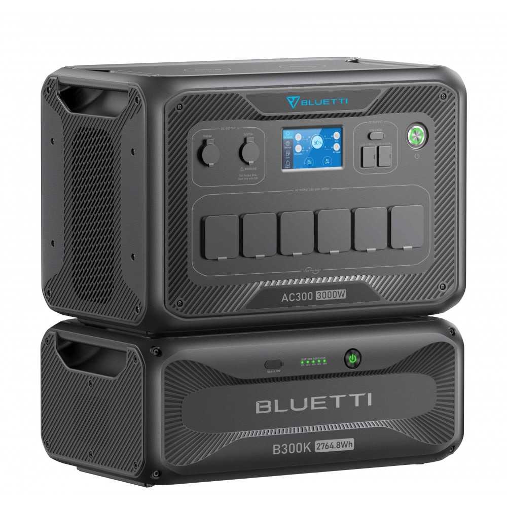 Bluetti AC300 3000W Home Backup + B300K 2764.8Wh Expansion Battery