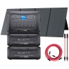 Bluetti AC300 + 2 B300K with PV350 Photovoltaic Panel + 5m Connection Kit
