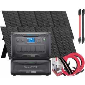 Bluetti AC300 + B300K + 2 Pannello Fotovoltaico PV350 + 2x Kit connessione 5mt