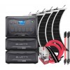 Bluetti AC300 + 2 B300K with 4x150watt flexible panels + 2x5m connection kit