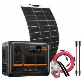 Bluetti AC60P + Pannello Flex 150W + Kit Connessione 5mt Power Station Premium Portatile 504Wh 600W