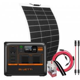 Bluetti AC60P + 150W Flex Panel + 5mt Connection Kit Portable Premium Power Station 504Wh 600W