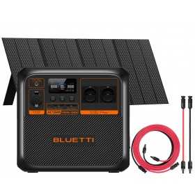 Bluetti AC180P + PV350 Panel 350W + Connection Kit 5mt Portable Premium Power Station 1440Wh 1800W