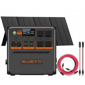 Bluetti AC240P + 1 pc Bluetti PV350 + Connection Kit 5mt Portable Premium Power Station 1843Wh 2400W