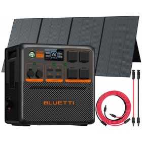 Bluetti AC240P + 1 Pz Bluetti PV350 + Kit Connessione 5mt Power Station Premium Portatile 1843Wh 2400W