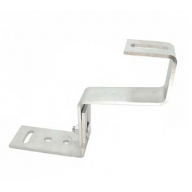 Adjustable bracket for A2 stainless steel tile, length 160 mm, height 116 mm