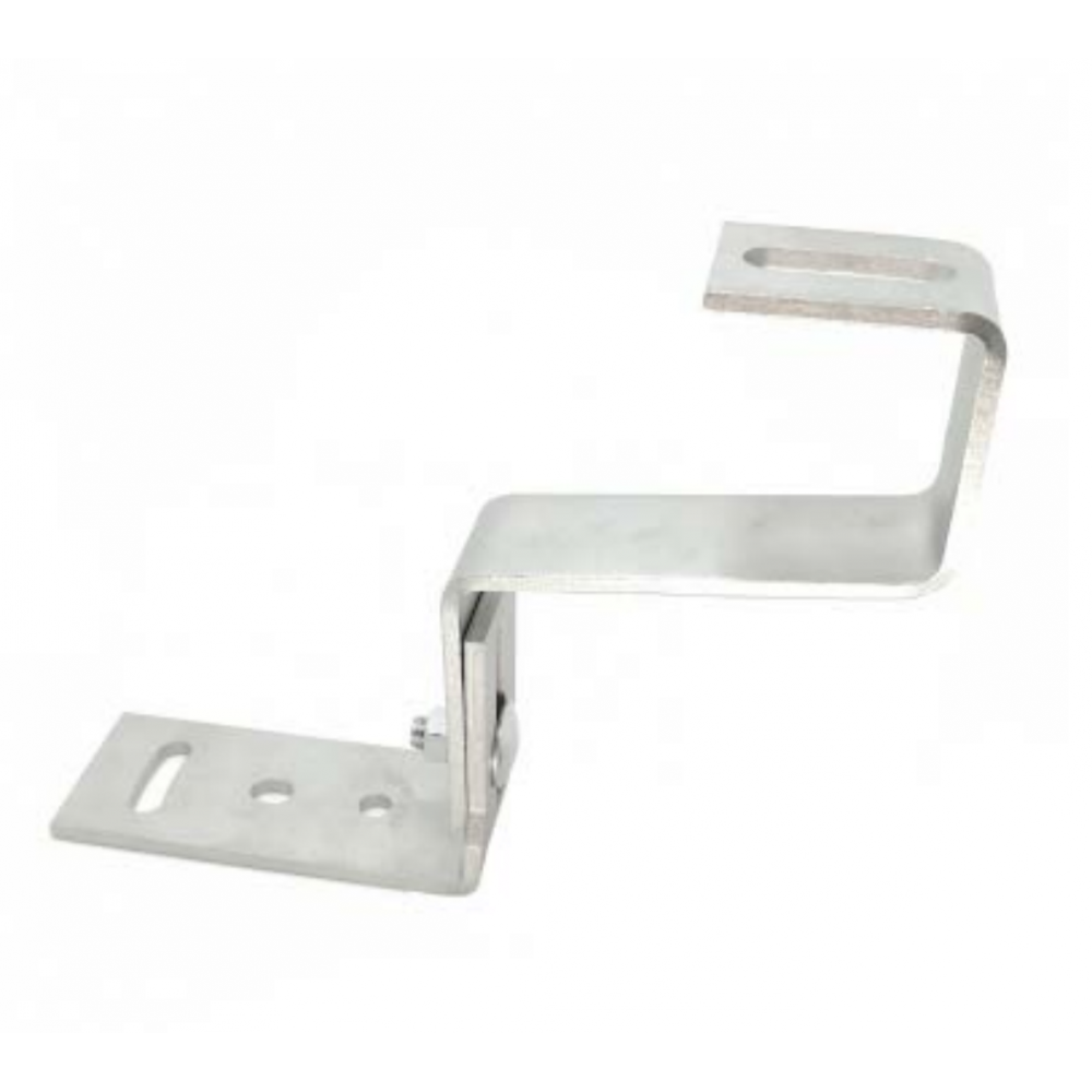 Adjustable bracket for A2 stainless steel tile, length 160 mm, height 116 mm
