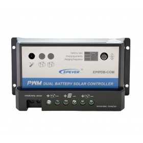 10A 12-24V PWM Solar Charge Controller Dual USB Camper Van Boat