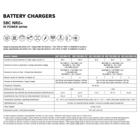 Quick SBC2450 NRG+ OEM Caricabatterie Hi Power 24V 100A 3 USCITE HR Senza Pannello RDS1562