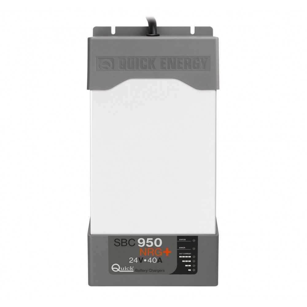 Quick Battery Charger SBC NRG+ Medium 950 FR 40A/24V 3 Outputs 243x479x116mm with remote panel