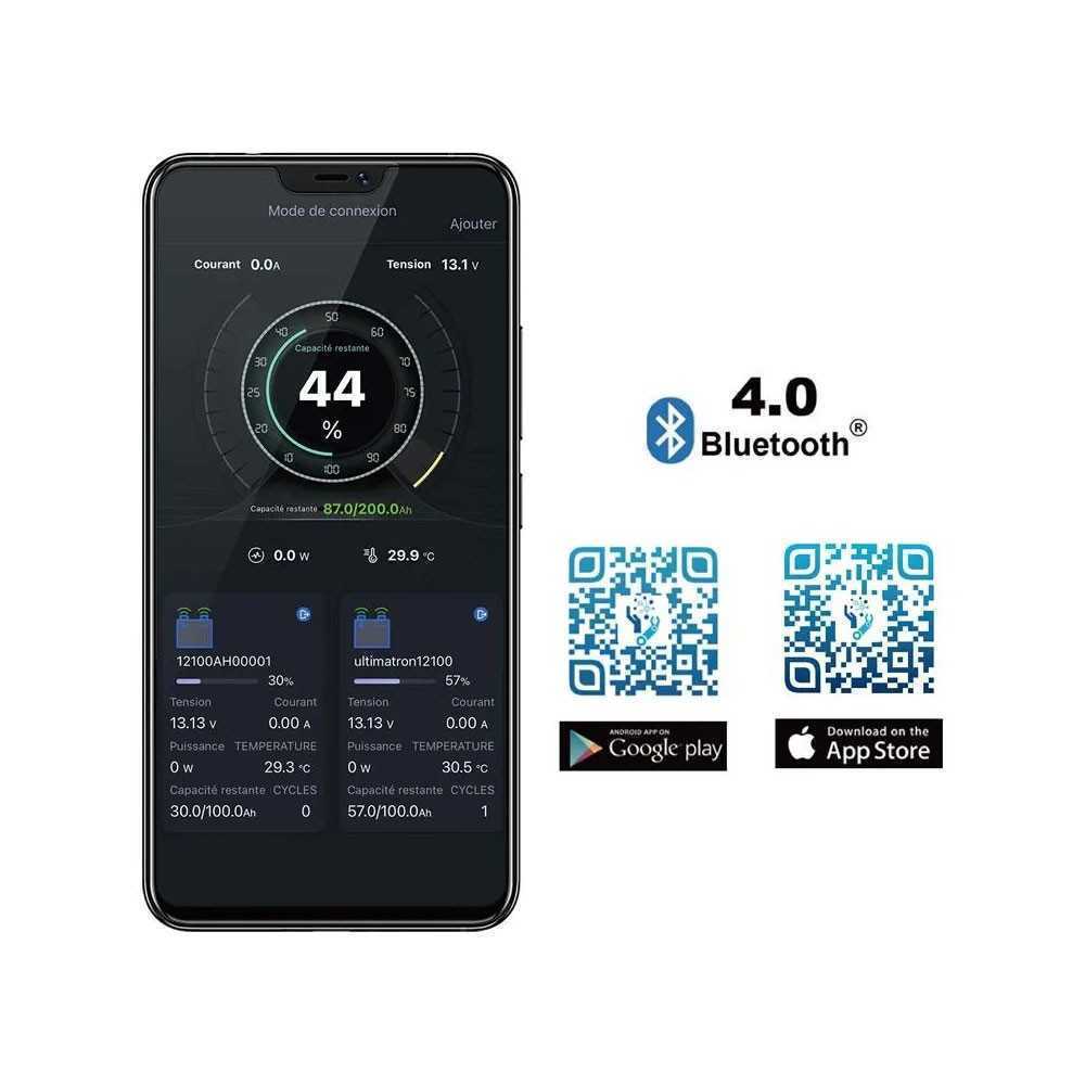 copy of Ultimatron LiFePO4 12V 200Ah ULM-12-200H Lithium Battery BMS Smart Bluetooth Camper Van
