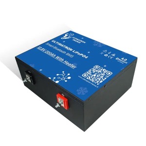 Ultimatron LiFePO4 12V 200Ah ULM-12-200H Batteria al Litio BMS Smart Bluetooth Camper (iva 22)