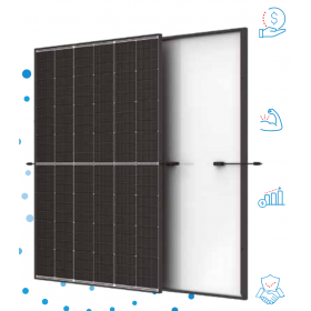 Trina Solar TSM-NEG18R.28 510W Vertex S+ Single-Sided Topcon Module Black Frame TSM-510 NEG18R.28