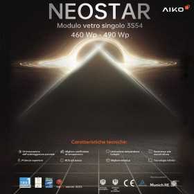 AIKO NEOSTAR AIKO-A-MCE54Mb 3S54 470W Mono-Glass Solar Panel min 8pcs