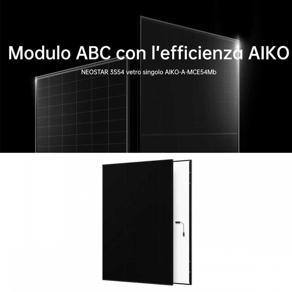 AIKO NEOSTAR AIKO-A-MCE54Mb 3S54 470W Mono-Glass Solar Panel min 8pcs
