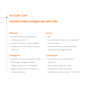 Solis S6-GC100K-AFCI 100kW Three-Phase Inverter 167.1A 10 MPPT 20 IN