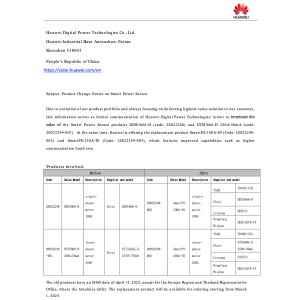 Huawei DDSU666-H Meter Monofase 100A DDSU71 - DDSU1079-CT - YDS70-C16