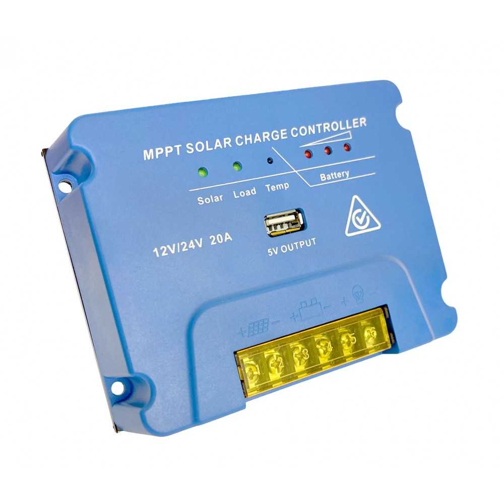20A 12/24V MPPT Solar Charge Controller with USB output CPY-2420