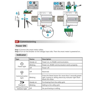 GoodWe GM330 120A 40mA 230/400Vac Single-Phase Power Sensor