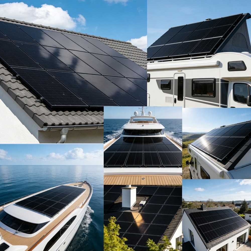 SZBC-110 110W 12V Back Contact Solar Panel for Vehicles and Off-Grid